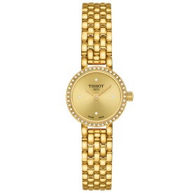 Tissot Lovely Round Diamond arany színű női karóra T1400096302600