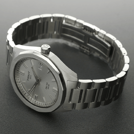 Tissot PRC 100 Solar ezüst színű fémszíjas férfi karóra T1514221103100