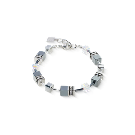 Coeur de Lion GeoCUBE platina karkötő 4015/30-1217