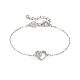 Nomination Petite Sparkle szív ezüst karkötő 242300/004