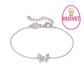 Nomination Petite Sparkle pillangó ezüst karkötő - 242300/040