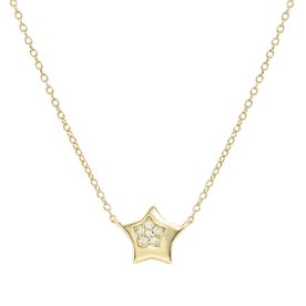 Nomination Petite Sparkle csillag aranyozott ezüst nyaklánc 242303/009