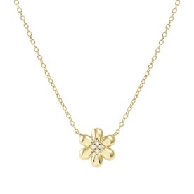 Nomination Petite Sparkle virág aranyozott ezüst nyaklánc 242303/012