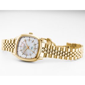 Roamer Stella arany színű gyöngyház számlapos női karóra 966847482020
