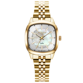 Roamer Stella arany színű gyöngyház számlapos női karóra 966847482020