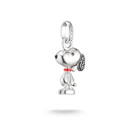 Thomas Sabo Snoopy pávé köves ezüst charm CC1310-691-11