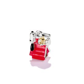 Thomas Sabo Snoopy és Woodstock kutyaházon ezüst connect charm CC1305-427-10