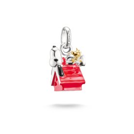 Thomas Sabo Snoopy és Woodstock kutyaházon ezüst connect charm CC1305-427-10