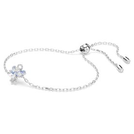 Swarovski Magic ezüst színű karkötő kék angyal kristállyal 5734263