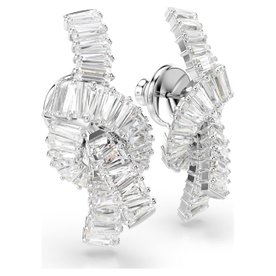 Swarovski Matrix csomó ezüst színű fülbevaló 5727040
