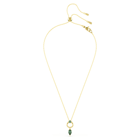 Swarovski Mesmera arany színű nyaklánc zöld függő kristály dísszel 5732484