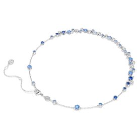 Swarovski Constella ezüst színű nyaklánc kék kristályokkal 5732255