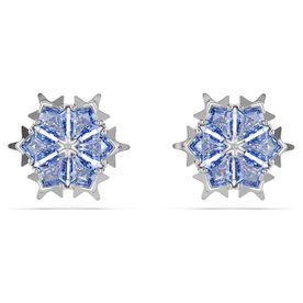 Swarovski Magic ezüst színű hópehely fülbevaló kék kristállyal 5734242