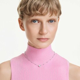 Swarovski Una Angelic kör medálos ezüst színű nyaklánc 5733116