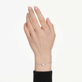 Swarovski Una Angelic kör medálos ezüst színű karkötő 5733196