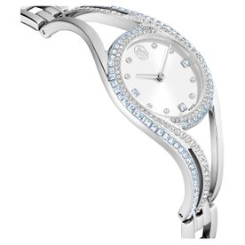 Swarovski Hyperbola kék kristályos ezüst színű női óra 5715463