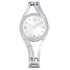 Swarovski Hyperbola kék kristályos ezüst színű női óra 5715463