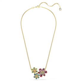 Swarovski Idyllia arany színű nyaklánc színes kristályokkal 5721668