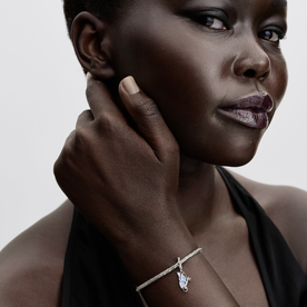 Pandora ékszer Kék pillangó függő ezüst charm 794241C01