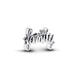 Pandora ékszer Kézzel írt Family ezüst charm 794250C01