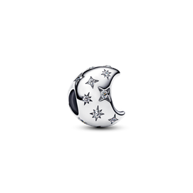 Pandora ékszer Félhold ezüst charm kövekkel 794254C01
