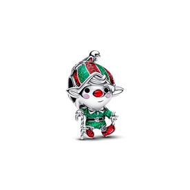 Pandora ékszer Karácsonyi manó ezüst charm 794294C01