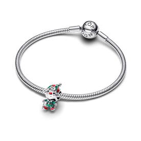 Pandora ékszer Karácsonyi manó ezüst charm 794294C01