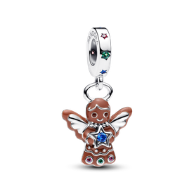 Pandora ékszer Mézeskalács angyal függő ezüst charm 794247C01