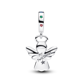 Pandora ékszer Mézeskalács angyal függő ezüst charm 794247C01