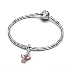 Pandora ékszer Mézeskalács angyal függő ezüst charm 794247C01
