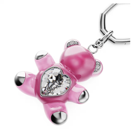 Swarovski Rózsaszín Teddy maci kulcstartó kristállyal 5735365