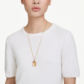 Swarovski Millenia arany színű nyaklánc barna kristállyal 5725752