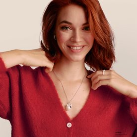 Thomas Sabo Snoopy pávé köves ezüst medál hógömbön PE990-691-14