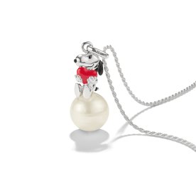 Thomas Sabo Snoopy szívvel ezüst medál hógömbön PE991-664-14
