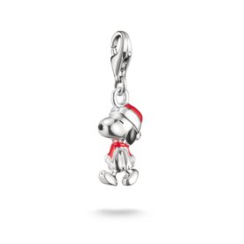 Thomas Sabo Mikulás sapkás Snoopy ezüst charm 2227-664-10