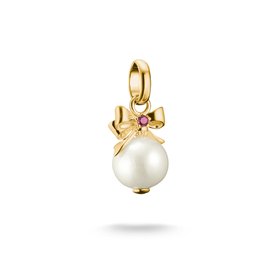 Thomas Sabo Gyöngy masnival aranyozott ezüst connect charm CC1323-430-14