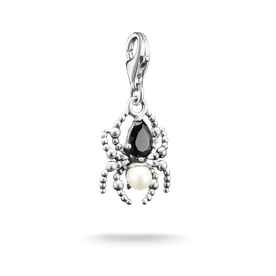 Thomas Sabo Wednesday fekete pók ezüst charm 2230-167-7