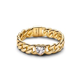 Pandora Kubai láncos shine gyűrű szívvel - 164386C01-50