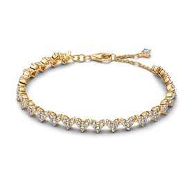 Pandora Tripla köves szivek shine karkötő - 564390C01-16 Pandora Tripla köves szivek shine karkötő - 564390C01-16