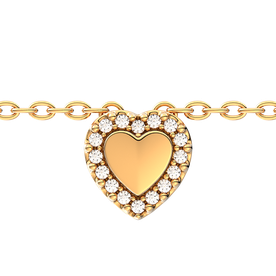 Pandora Gravírozható szív shine nyaklánc - 364364C01-45