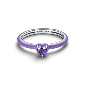 Pandora Lila chakra ezüst gyűrű - 193088C04-48
