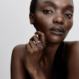 Pandora Lila chakra ezüst gyűrű - 193088C04-48