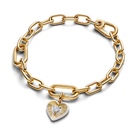 Pandora Sugárzó fehér szív shine függő charm - 764409C01