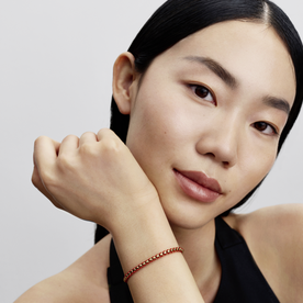 Pandora Moments shine karkötő piros kord szállal - 563816C01-17 Pandora Moments shine karkötő piros kord szállal - 563816C01-17