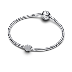 Pandora Texturált lóhere ezüst mini charm - 794047C00 Pandora Texturált lóhere ezüst mini charm - 794047C00