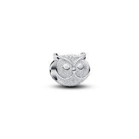 Pandora Texturált bagoly ezüst mini charm - 794525C00 Pandora Texturált bagoly ezüst mini charm - 794525C00