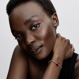 Pandora Piros muránói üveg mini charm - 794425C00 Pandora Piros muránói üveg mini charm - 794425C00