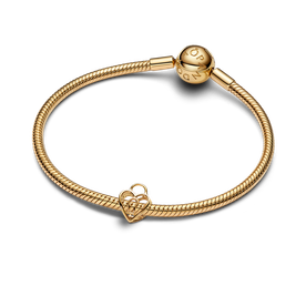 Pandora Áttört szív lakat shine charm - 764358C00 Pandora Áttört szív lakat shine charm - 764358C00