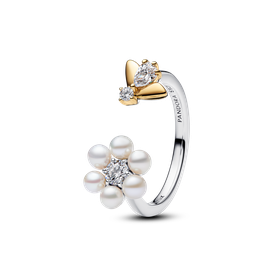 Pandora Bridgerton Méhecske és virág ezüst gyűrű - 164399C01-54