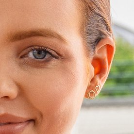 Jackie Gold Szerelem ünnep 14K arany fülbevaló - JKE25.555